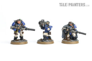 Warhammer 40,000 - Space Marine Scout with Missile Launcher