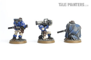 Warhammer 40,000 - Space Marine Scout with Missile Launcher