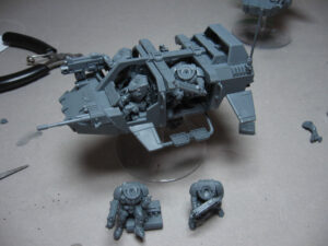 Warhammer 40,000 - Plastic Space Marine Land Speeder Storm