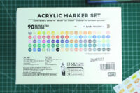Arrtx 90A Colors Acrylic Marker Pens Paint Brushes