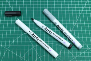 Arrtx 90A Colors Acrylic Marker Pens Paint Brushes